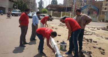 أندية التطوع تدشن حملة نظافة بشوارع الغربية استعدادا لعيد الأضحى